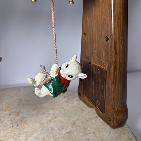 Vintage HTF Gemmy Animated Musical Mice Mouse Christmas Bell Ringers Rare WORKS - Picture 11 of 15